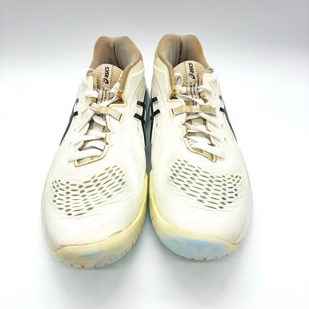ASICS Gel Resolution X Men’s Size 13 White Black Tennis Shoes 1041A481